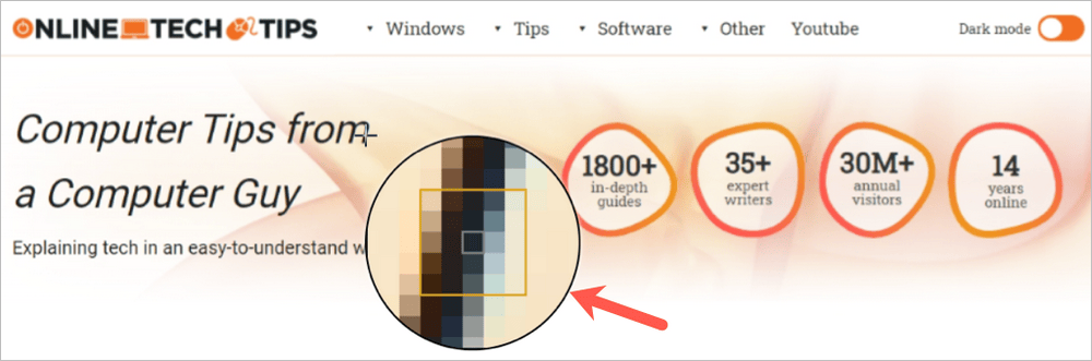 6269e6fa9e3b9 أفضل ملحقات كروم منتقي الألوان للحصول على رموز ألوان HEX و RGB و HSL