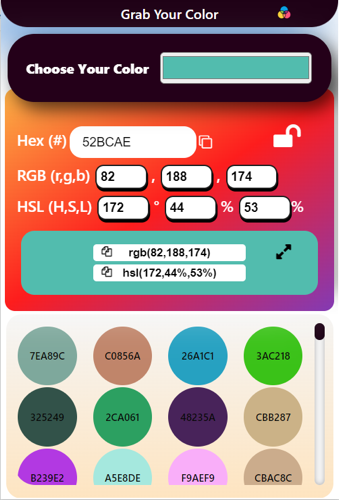 6269e70183c64 أفضل ملحقات كروم منتقي الألوان للحصول على رموز ألوان HEX و RGB و HSL