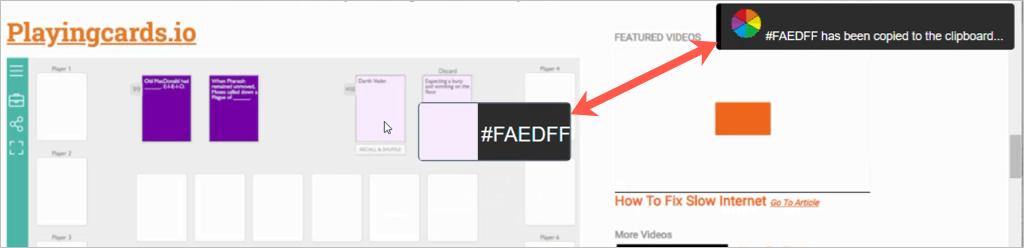 6269e70306a55 أفضل ملحقات كروم منتقي الألوان للحصول على رموز ألوان HEX و RGB و HSL