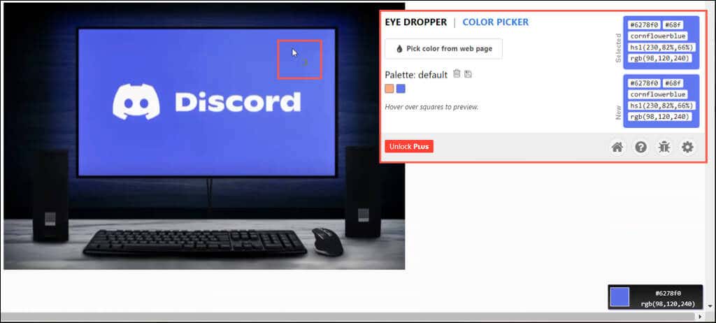 6269e70530db5 أفضل ملحقات كروم منتقي الألوان للحصول على رموز ألوان HEX و RGB و HSL