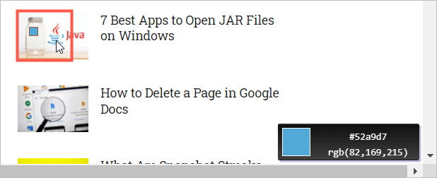 6269e7073efe6 أفضل ملحقات كروم منتقي الألوان للحصول على رموز ألوان HEX و RGB و HSL
