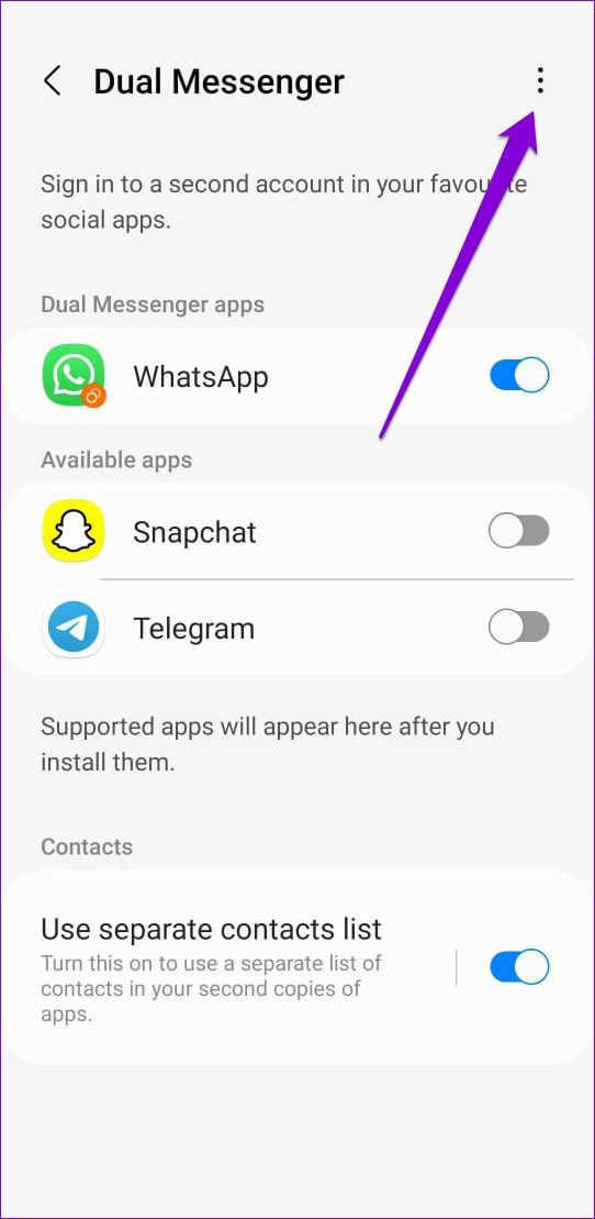 626bf51b8948e How to use Dual Messenger on Samsung Galaxy phones