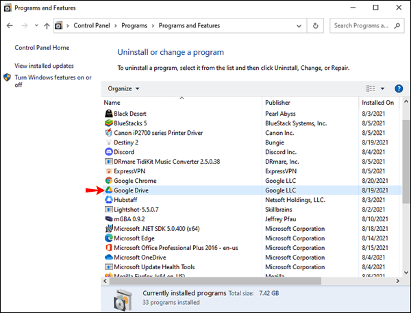 طريقة إلغاء تثبيت جوجل درايف 126 626cecb8beb0b طريقة إلغاء تثبيت جوجل درايف
