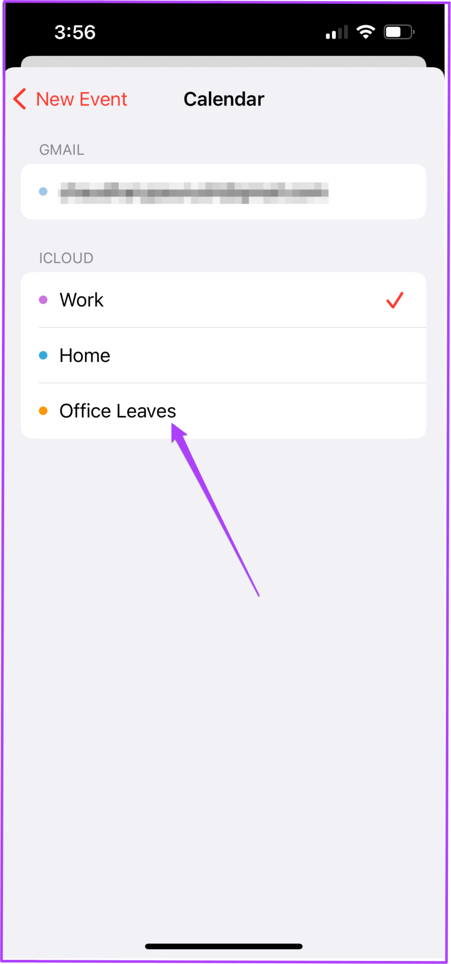 626d874d5c3eb طريقة إضافة الإجازات في تطبيق تقويم Apple