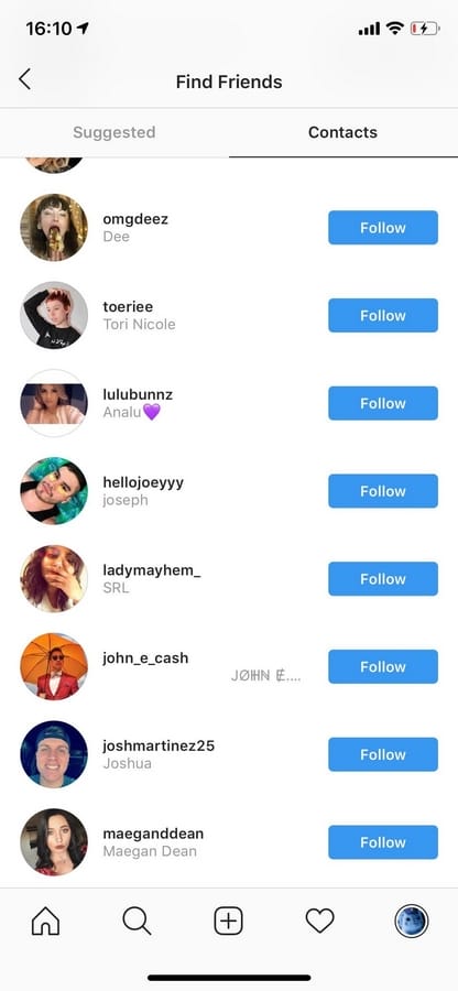 طريقة منع الأشخاص الذين لديهم رقمك من العثور على حساب انستقرام الخاص بك