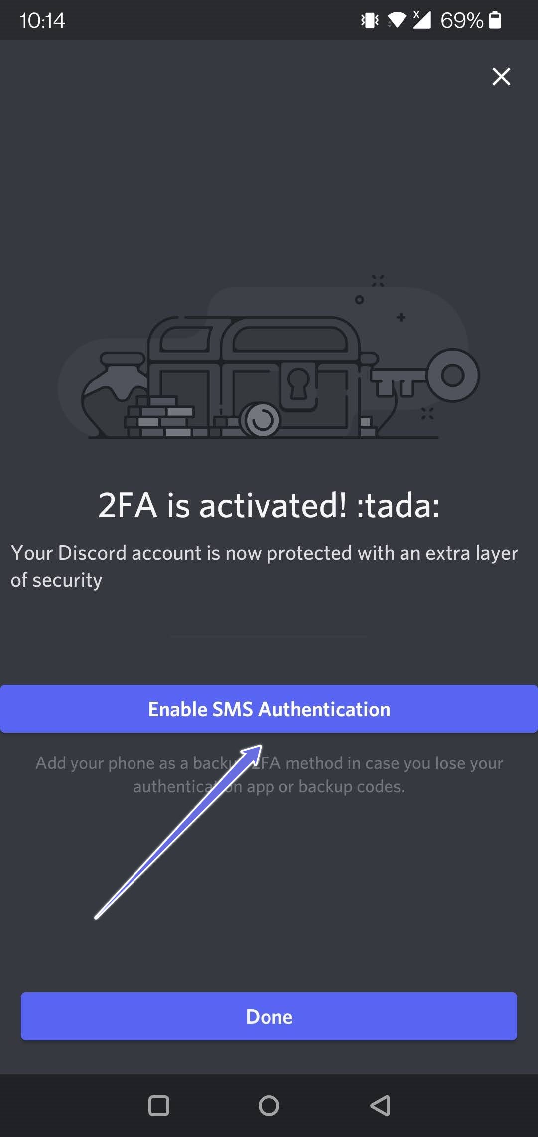 6271b3b074258 طريقة تفعيل المصادقة الثنائية (2FA) على ديسكورد