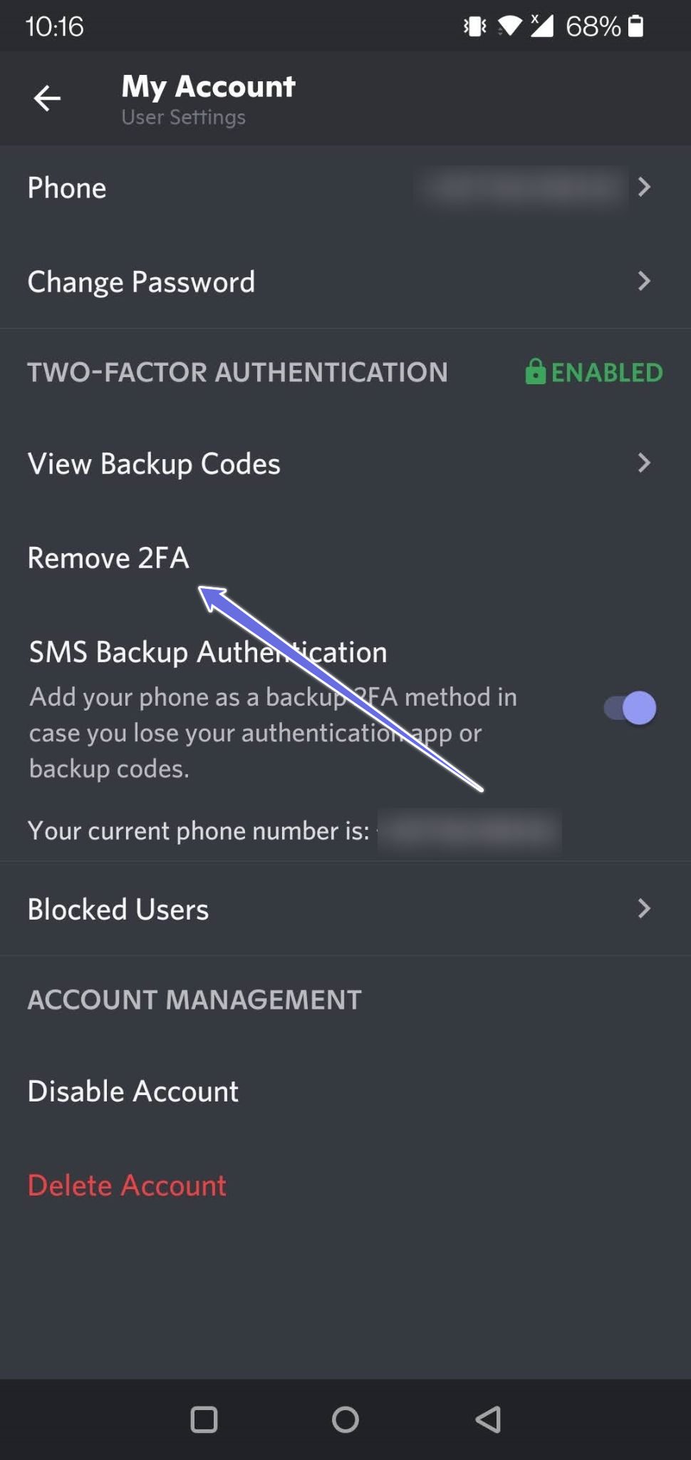 6271b3b41dd5f طريقة تفعيل المصادقة الثنائية (2FA) على ديسكورد
