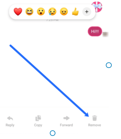 ماسنجر التطبيق Unsend