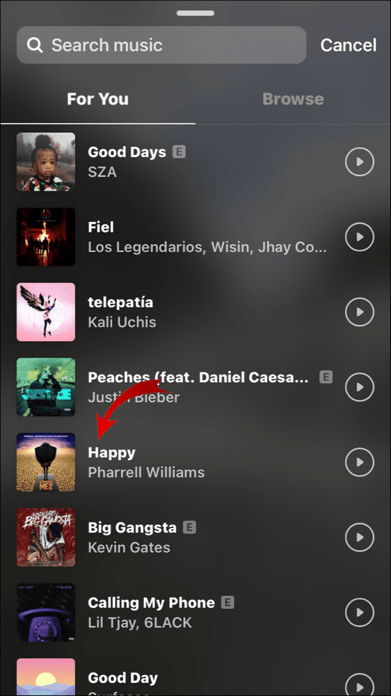 6272bf3bc530b طريقة إضافة موسيقى إلى قصة أو منشور على انستقرام
