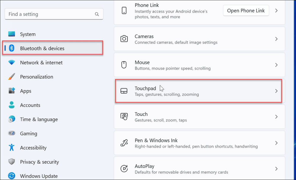 لوحة لمس بلوتوث والأجهزة