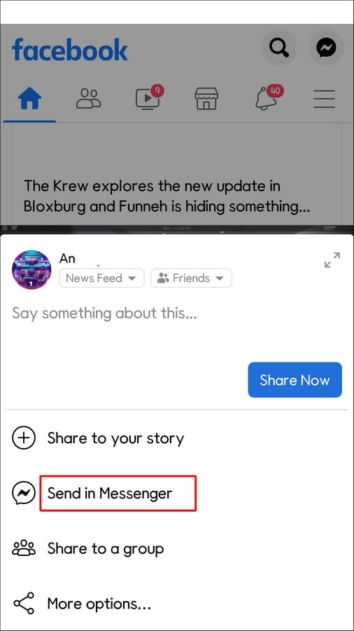 6282ca1f200c1 طريقة إرسال مقطع فيديو في فيسبوك ماسنجر