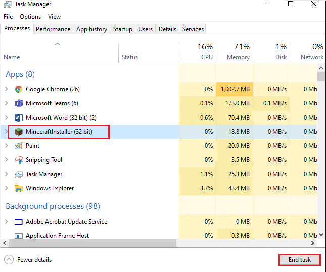 ماين كرافت لإنهاء المهمة. إصلاح شاشة Minecraft السوداء في ويندوز 10