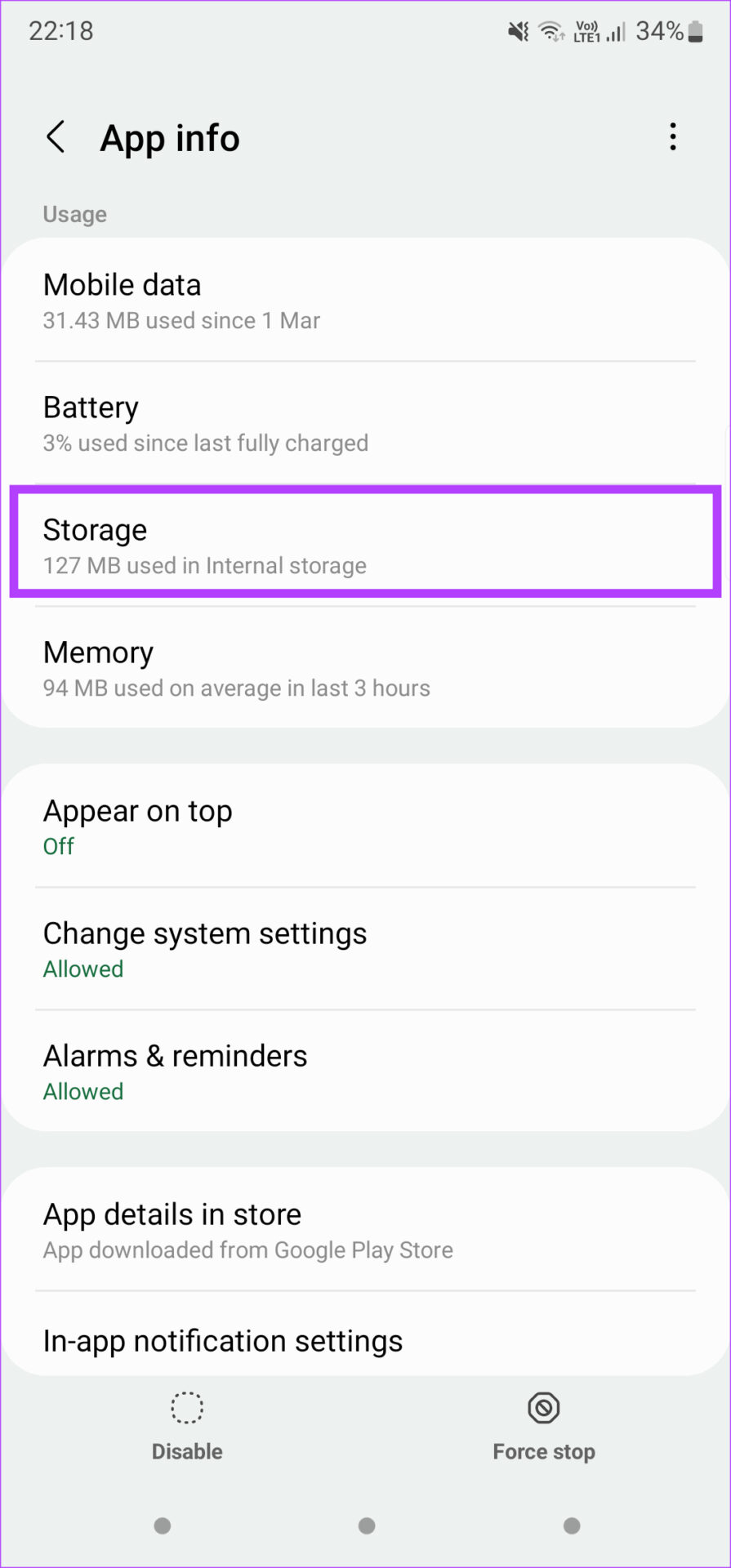 أفضل 10 طرق لإصلاح عدم عمل أندرويد Auto 39 إعدادات التخزين