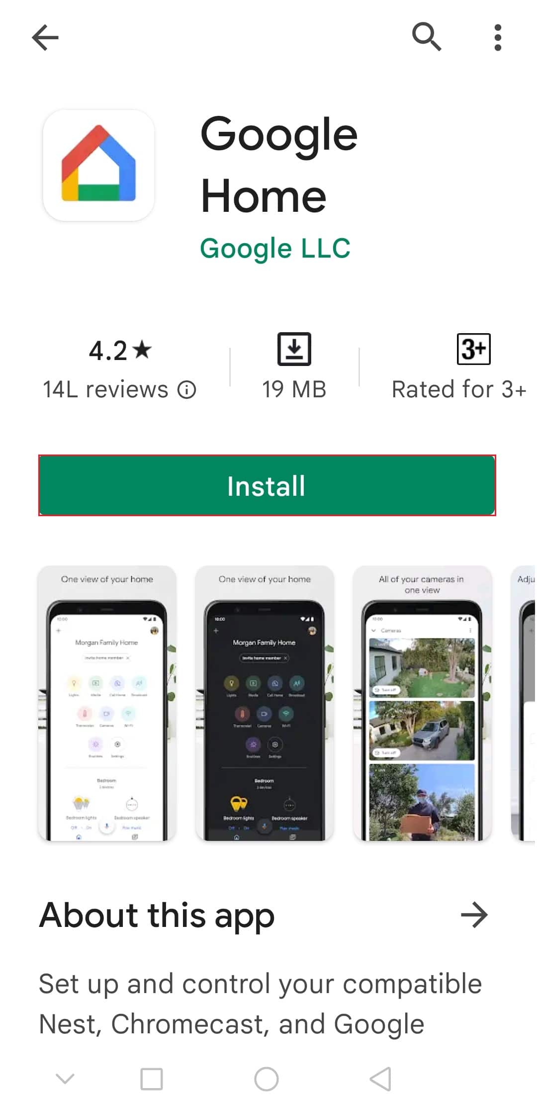 تطبيق google home google playstore أندرويد