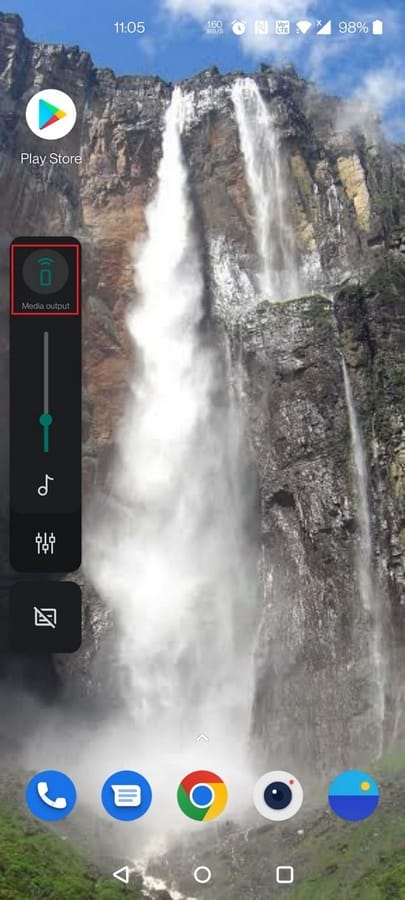 تحقق من إخراج الصوت على جوالك الذكي أو قم بتعديله