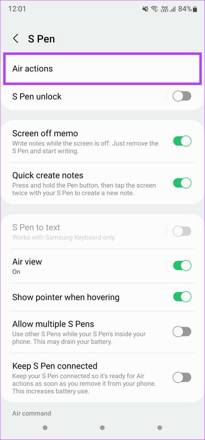 الإجراءات الجوية
