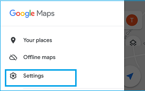الصوت لا يعمل في خرائط جوجل على آيفون 18 Settings Option in Google Maps On آيفون
