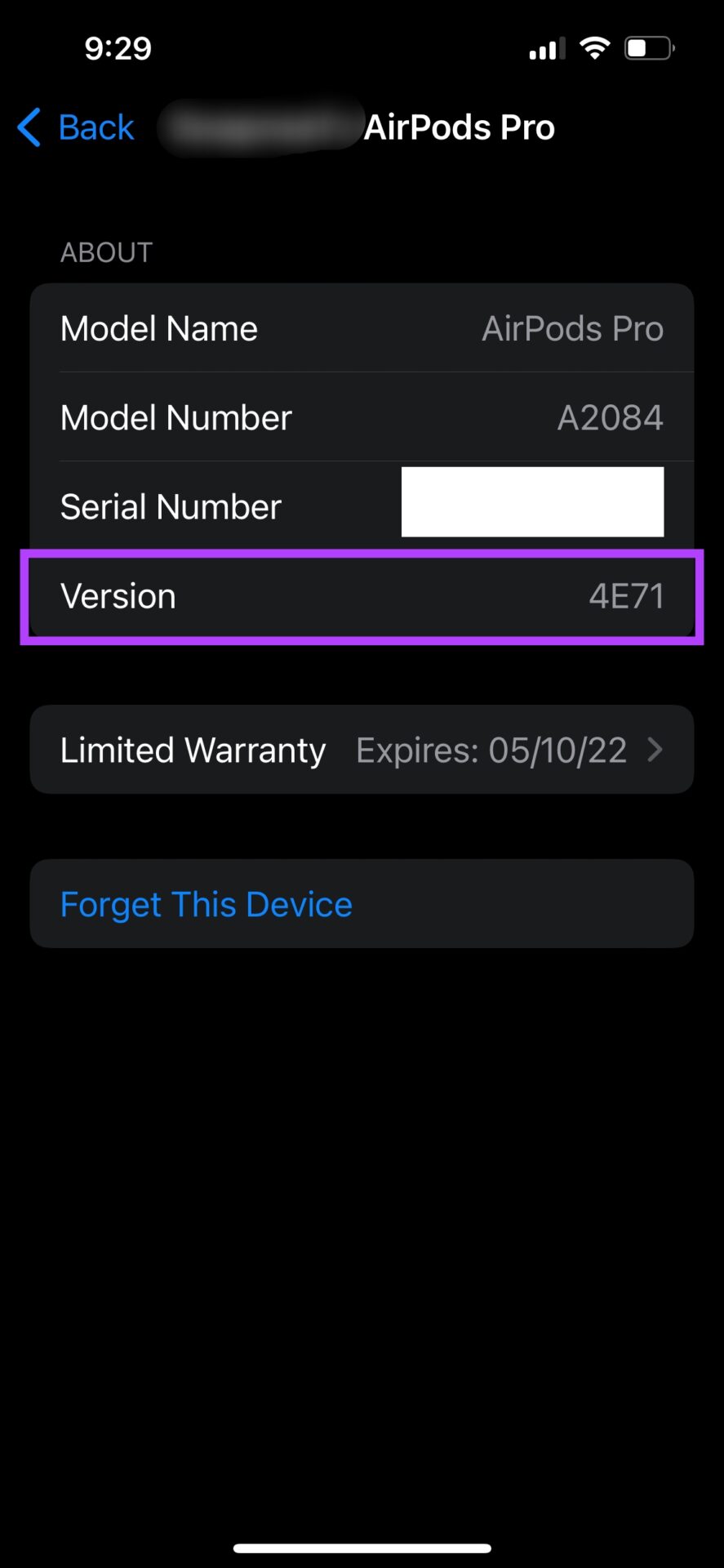 كيفية إصلاح سماعات ايربودز اليمنى أو اليسرى لا تعمل 26 إصدار البرامج الثابتة (Firmware) في ايربودز