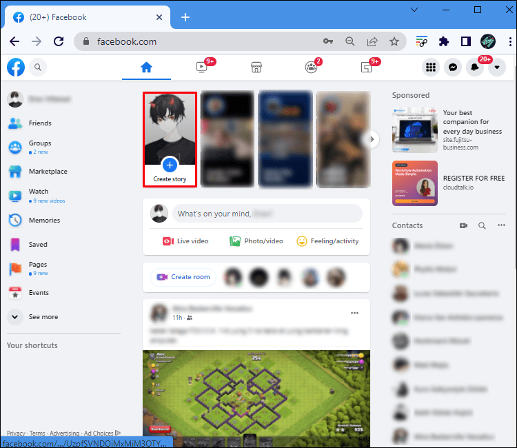 6292ac9c668f2 طريقة إنشاء قصة على فيسبوك على الكمبيوتر أو آيفون أو أندرويد
