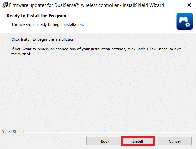 انقر فوق تثبيت