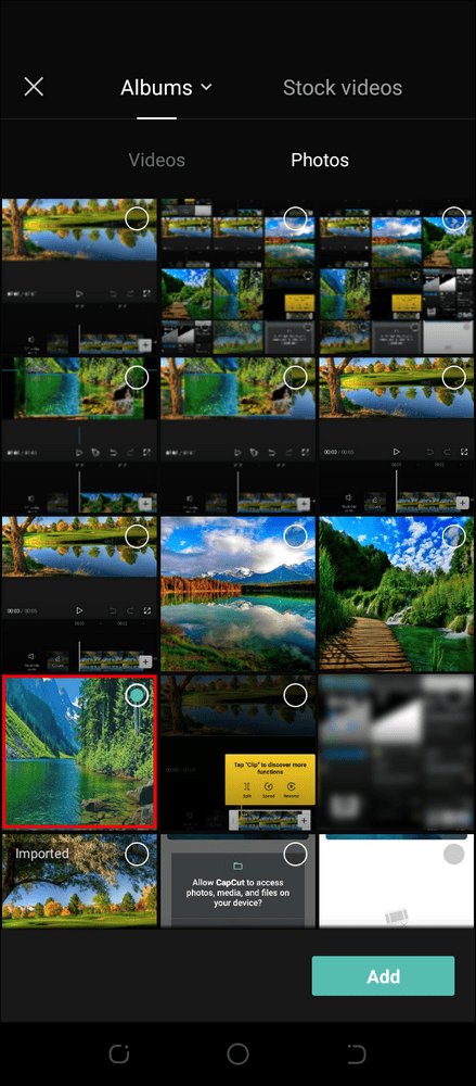 629541ac055f5 طريقة إضافة خلفية في CapCut