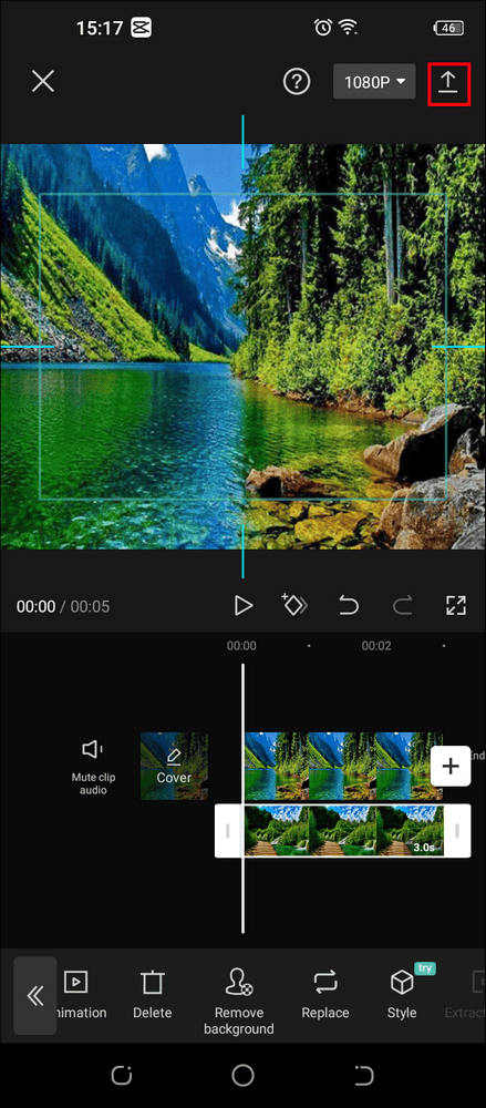 629541dca6ebe طريقة إضافة خلفية في CapCut