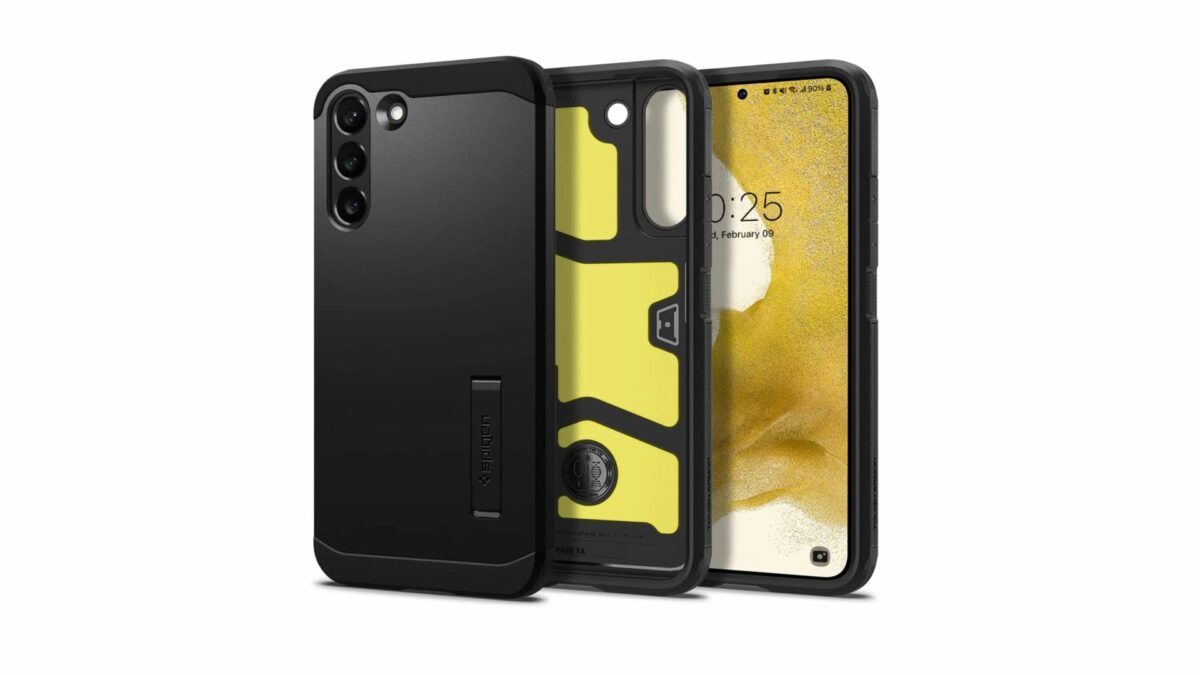 صورة Spigen Touch Armor Case تظهر كلتا الطبقتين