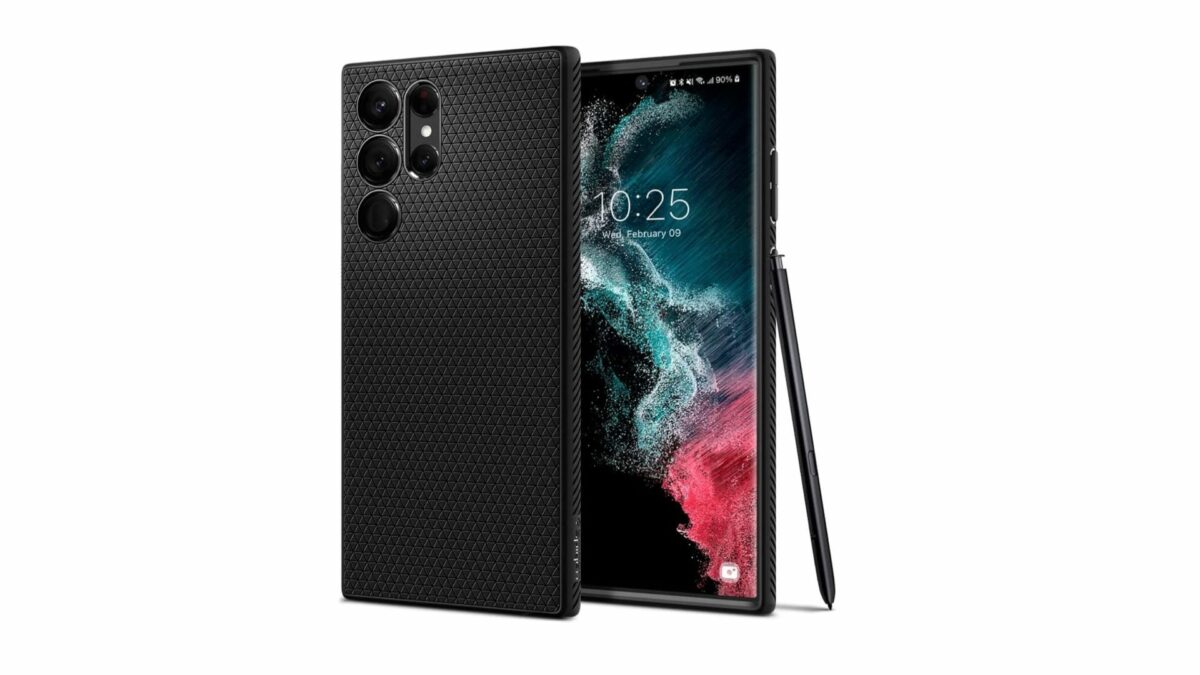 حافظة Spigen Liquid Air تُظهر قلم S-Pen