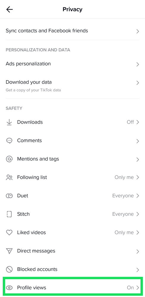 6296d9c5a5d67 كيف تتحقق إذا كان شخص ما قد شاهد بروفايل تيك توك الخاص بك