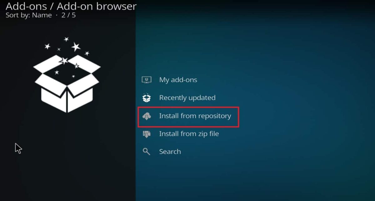 طريقة تثبيت SuperRepo على Kodi 52 حدد التثبيت من المستودع
