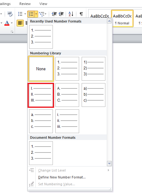 طريقة كتابة الأرقام الرومانية في Word 56 تظهر الأرقام الرومانية. طريقة كتابة الأرقام الرومانية في Word