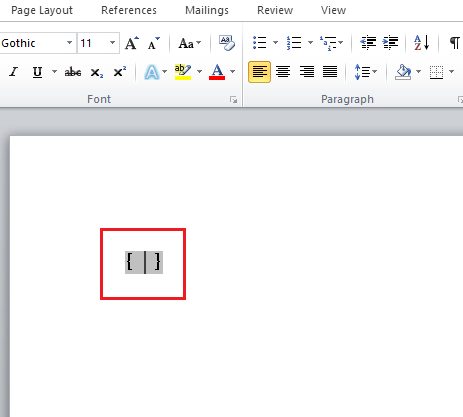 طريقة كتابة الأرقام الرومانية في Word 73 اضغط على مفتاحي Ctrl و F9