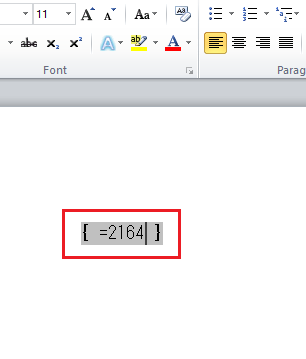 طريقة كتابة الأرقام الرومانية في Word 74 أدخل علامة المساواة برقم 2164