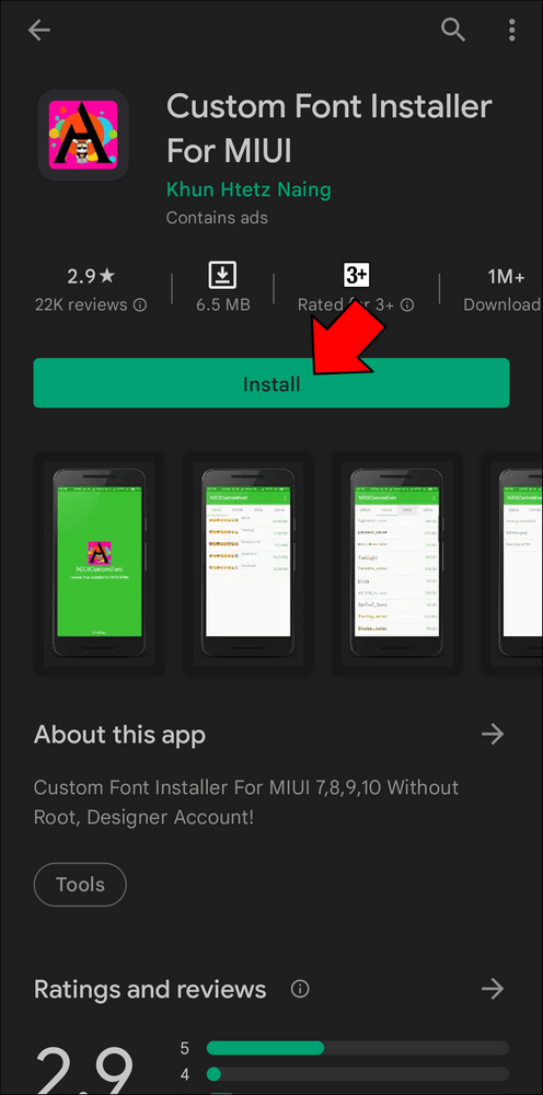 629ea6793fd3d طريقة تغيير الخط في MIUI