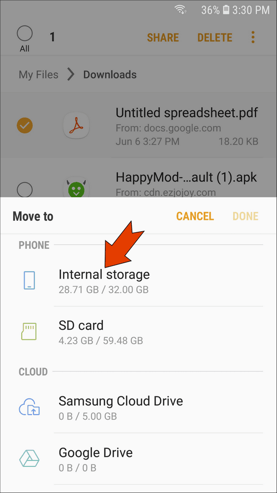 629f6bc86a4a2 طريقة فتح ملفات XLSX على جهاز أندرويد