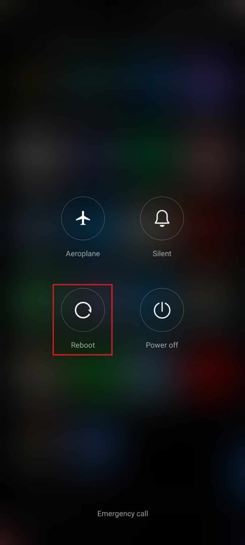 اضغط على خيار إعادة التشغيل. إصلاح خطأ انتهاء جلسة فيسبوك