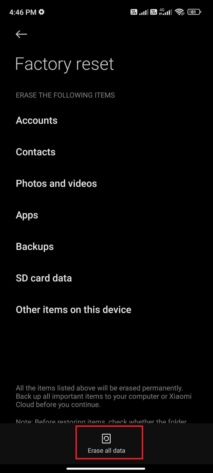 إعادة ضبط الهاتف الذكي. إصلاح خطأ انتهاء جلسة فيسبوك