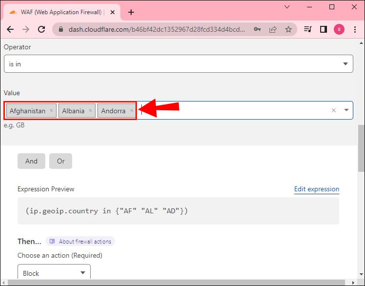 62a076ea21d7c طريقة منع بلد في CloudFlare