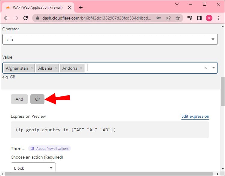 62a076eaa4d68 طريقة منع بلد في CloudFlare