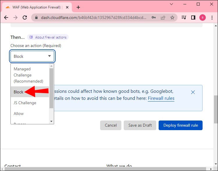 62a076ebb03db طريقة منع بلد في CloudFlare