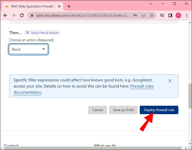 62a076ec25aa2 طريقة منع بلد في CloudFlare