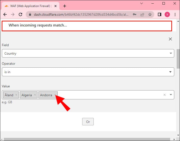 62a076ed9899c طريقة منع بلد في CloudFlare