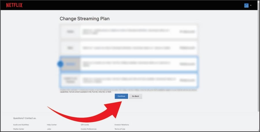 62a4954db0141 طريقة تغيير اشتراك خطة نتفليكس (ترقية وتخفيض الباقة)