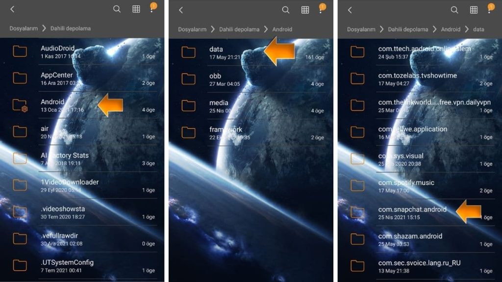 كيفية استرداد صور سناب شات المحذوفة من ذاكرة التخزين المؤقت