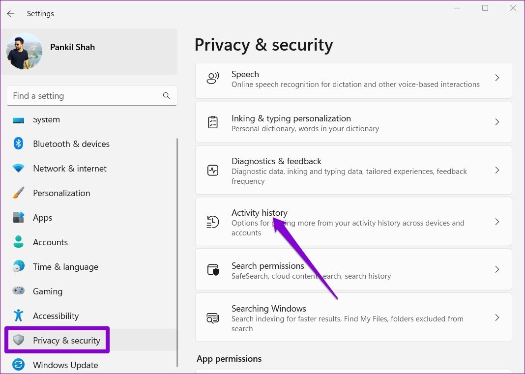 كيفية مسح سجل النشاط على ويندوز 11 44 62ad138ecdad3 كيفية مسح سجل النشاط على ويندوز 11