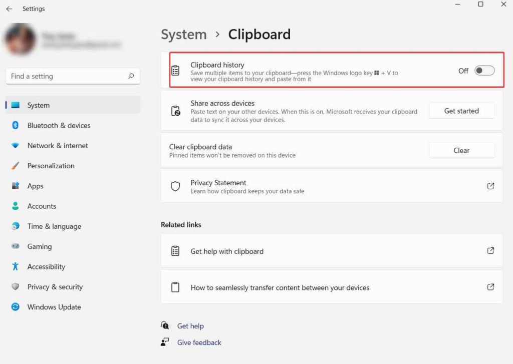 كيفية إصلاح ويندوز+Shift+S لا يعمل على Windows 11/10 52 التاريخ