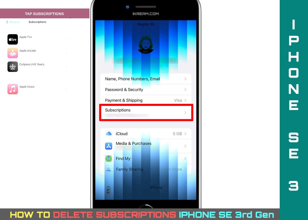 62eb8e616aa04 طريقة حذف الاشتراكات على آيفون (iCloud) iOS 15.5