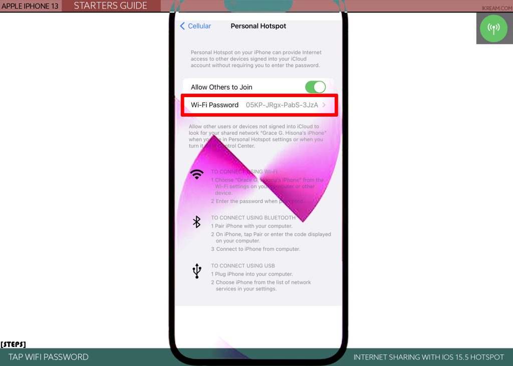62eb92a9a427e طريقة إعداد نقطة الاتصال على آيفون 13