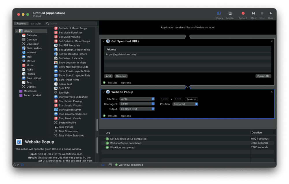 كيفية تحويل مواقع الويب إلى تطبيقات سطح المكتب على macOS - Automator