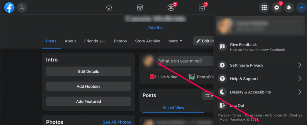 62eecd7d19eac كيفية تغيير صورة ملف التعريف الخاص بك على فيسبوك